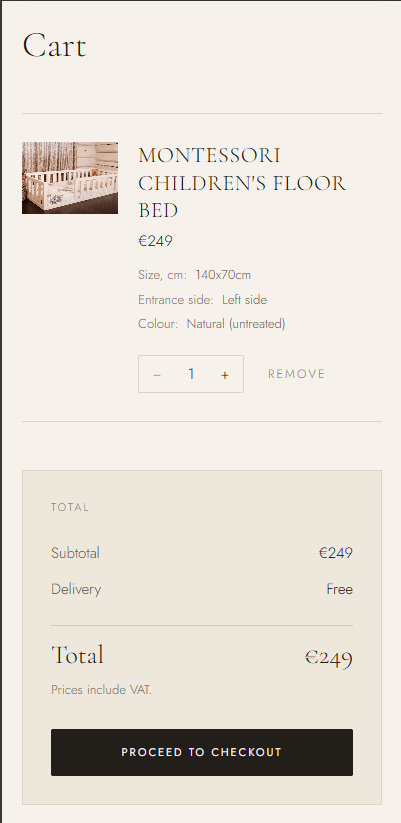 Cart — Checkout