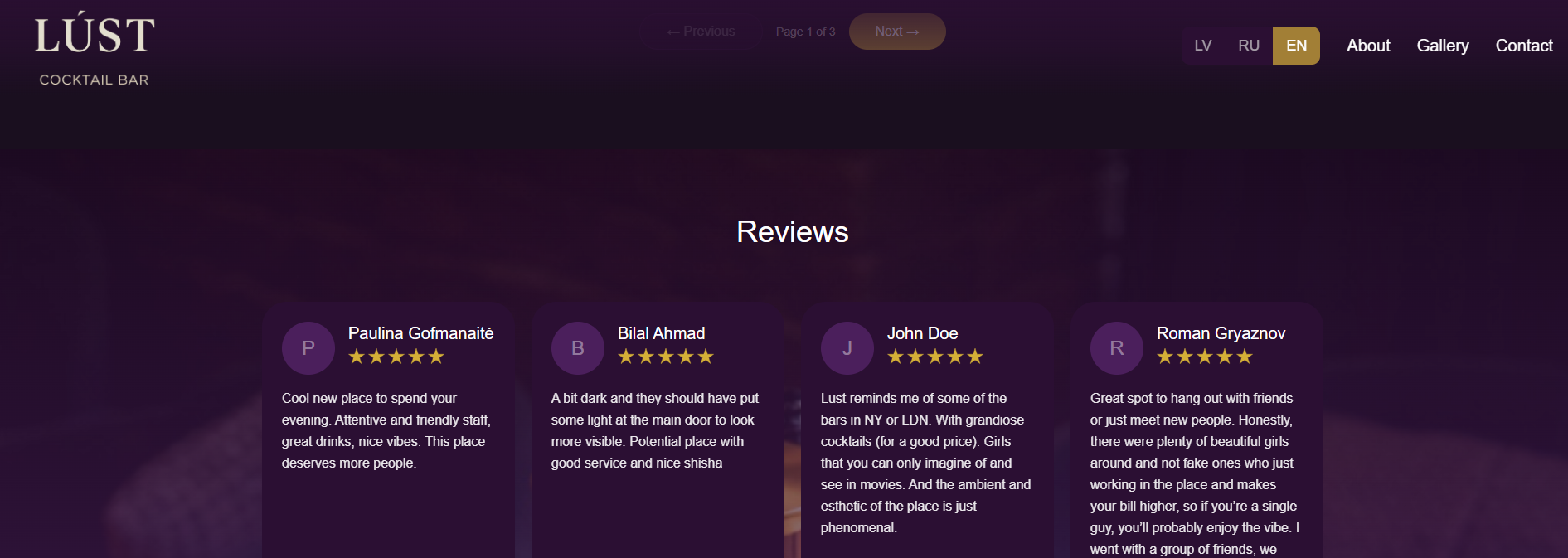 Reviews
